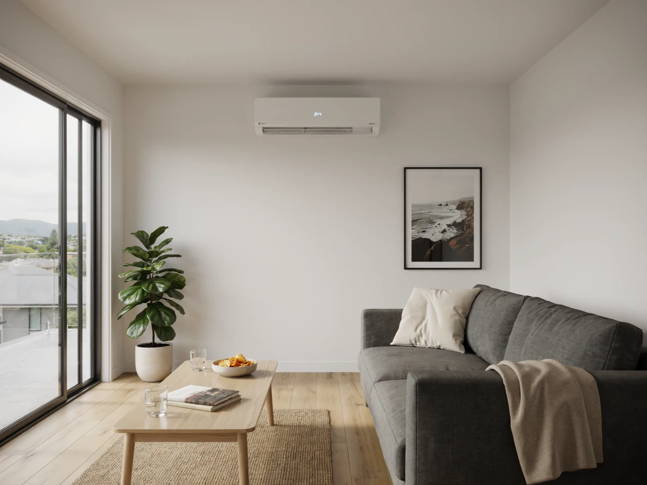 Air conditioning installation in a Auckland home